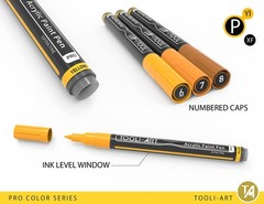 Acrylic Paint Pens 22 Yellow & Brown Tones Assorted Pro Color Series Markers …