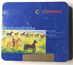 Stockmar Beeswax Crayon Set Germany Tin 6 Colors Waldorf