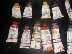 Vintage GRUMBACHER PRE-TESTED Oil Paints Mixed Lot + Sargent PREOWNED AS-IS