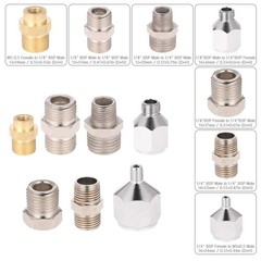 Professional 7pcs Airbrush Adaptor Kit Fitting Connector Set for Air Compress…