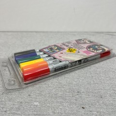 Marvy Uchida Carnival Paint Markers 6 Pens Bold Tip Hot Colors 1960-6A