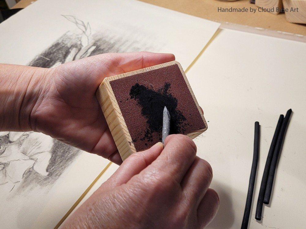 Sandpaper Block Sharpening Pad for Drawing Tools Charcoal Sanding Block Pointer