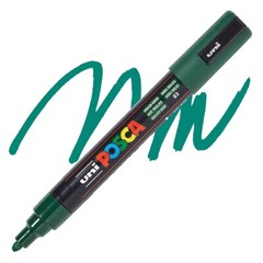 Posca Markers, Paint Marker, English Green Paint, 5M Medium Tip, Opaque, Acrylic