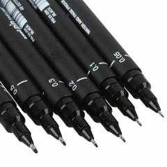 1pc Uni Pin Art Fineliner Drawing Fine Line Comic Needle Pens 005 01 02 03 05 08