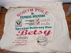 Personalized Santa Sack from Unknown – Linens (Canvas Gift Packaging, Traditiona