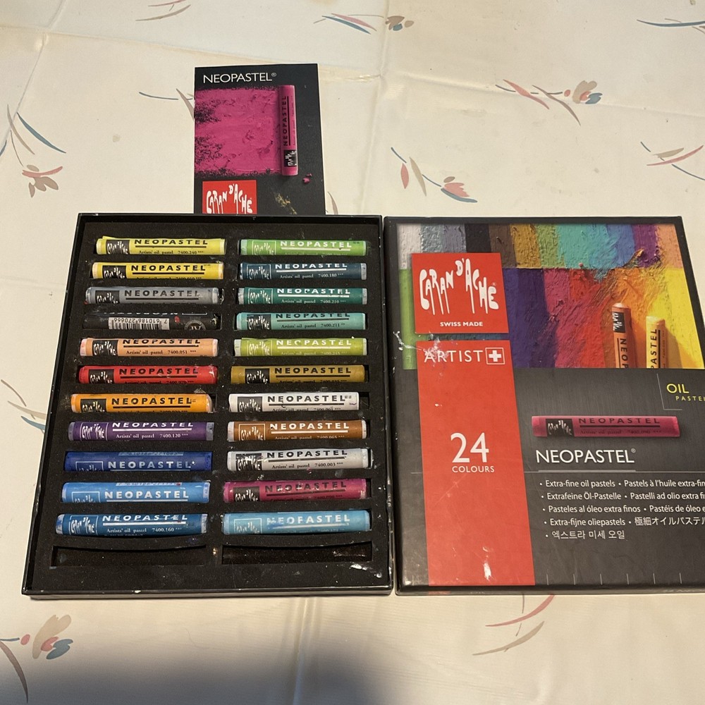 Caran d’Ache Neo pastel 24 color set 7400-324 [Japan genuine]