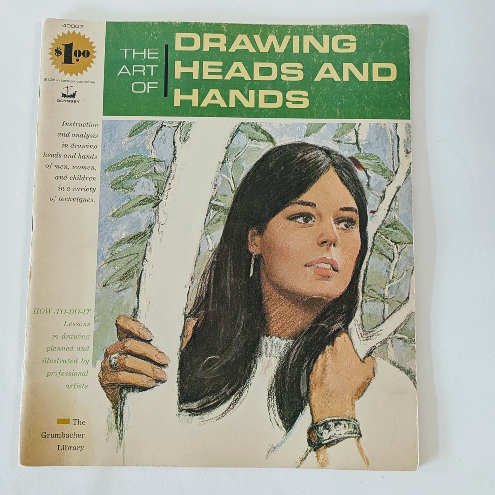 1966 art book the art of drawing heads and hands