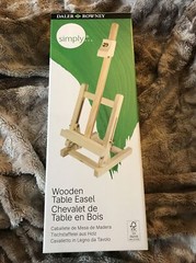Daler-Rowney Simply Wooden Table Easel with Collapsible Base New In Box