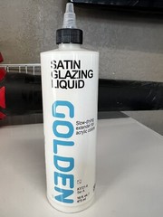 New Sealed! Acrylic Med 16 Oz Glaze Liquid Satin 3721-6