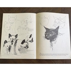Vintage Walter Foster How to Draw Cats #13 Art Instruction Drawing Book
