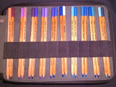 Lyra Rembrandt Polycolor 82 Pencils 2 Sanguine Oil Based Lightfast Leather Case