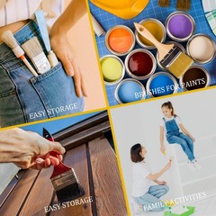 48 Pack 2 Inch Paint Brushes, All-Purpose Chip Brush Set for Painting, Stains…