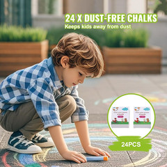Easel Accessory Set, 32 PCS Kid’S Art Easel Painting Kit Including Chalks, Dry-E