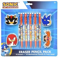 Innovative Designs Sonic The Hedgehog Eraser 1 Count (Pack of 1), Black