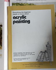Vintage Craftint “Enjoy Acrylic Painting” 1971 Landscape painting instruction 