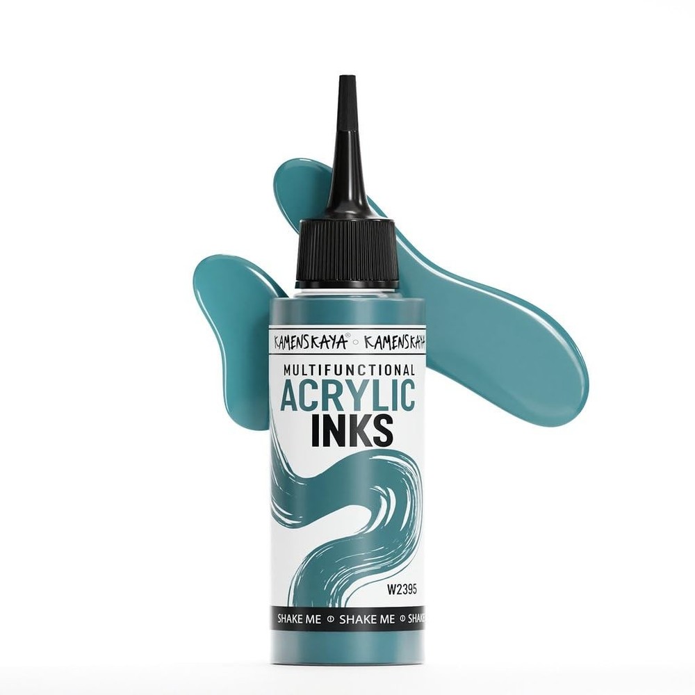 Acrylic Inks Artists Dusty Turquoise Ink 3.38 Fl Oz 100ml Drawing Painting