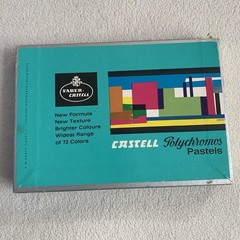 FABER CASTELL Polychromos Pastels 9282 Sticks SET OF 24 Fine Art COMPLETE EUC!