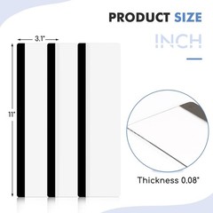 3 Pcs Monitor Memo Board, 11″ x 3.1″ Clear Acrylic Office Desk Accessories, C…