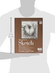 Artist-Approved 400 Series Sketch Pad – 9×12 Inches, 50 Smooth Drawing Sheets