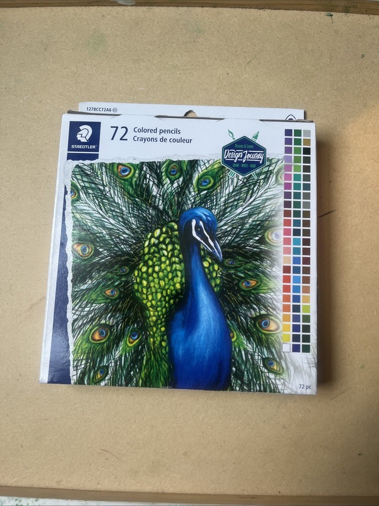 STAEDTLER 72 TRIANGULAR COLORED PENCILS ARTIST QUALITY- BRAND NEW Look 👀