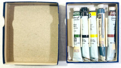 Vintage Grumbacher & Liquitex Oil Paints 5 .37 ml Tubes English Red Lemon Yellow