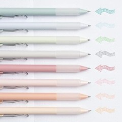 Pastel Colored Gel Pens With Cool Aesthetic and Cute Pens With Matte Finish