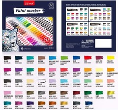 AP Certified Paint Markers, Extra Fine Point, 48 Colors