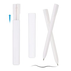 4 Pcs 0.5mm Rollerball Pens, Gel Ink Pens for Gift, White