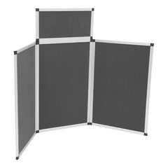 Free Standing Versatile Layout Folding Presentation Board Rotates 360° Degrees
