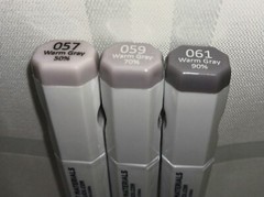 Blick Art Materials Studio Alcohol Ink Markers Set of 3 Warm Gray 50% 70% 90%