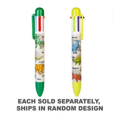 6 in 1 Multi Coloured Pen Awesome Vibrant Colour Quality 1 Piece Random Style