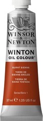 New Burnt Sienna Oil Color Tube, 37ml, Satin Finish