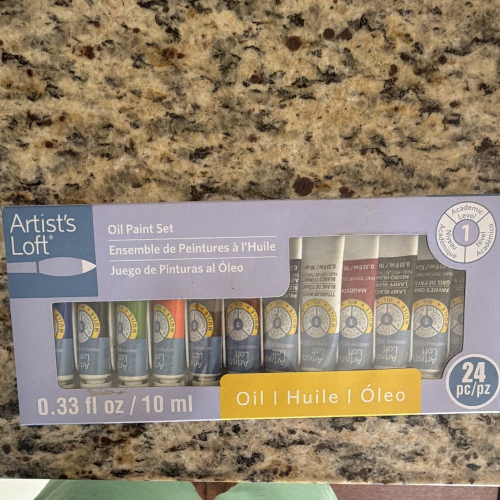 Artist’s Loft Oil Paint Set 24-Piece, 10 ml Tubes, Multicolor, MPN 78775-2017-02