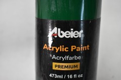 Abeier Acrylic Paint Acrylfarbe Premium Phthalo Green Colored 16 oz Bottle