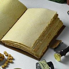 Leather Bound Vintage Journal for & Men – Book of Shadows – Lock Closure – 20…