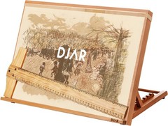 5-Position Wood Drafting Table Painting Tabletop Easel & Sketching Board