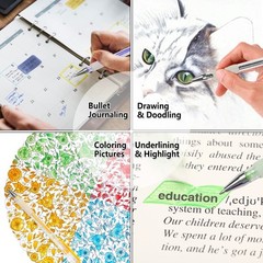 Shuttle Art 160 Pack Glitter Gel Pens, 80 Colors Glitter Gel Pens Set