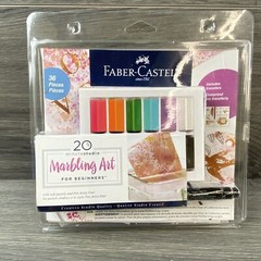 Faber-Castell 20 minute studio Marbling Art For Beginners 36 Pieces Crafts