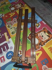 Vintage Wood Grumbacher No. 233 Easel Foldable With Handle For Parts