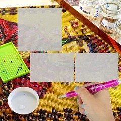 300 Pieces Diamond Painting Release Paper 15 x 15 cm and 15 x 300PCS, White