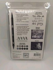 Tombow 56171 Dual Brush Pen Art Markers – Grayscale 10-Pack, Blendable