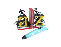 3D Printing Pen W/ Display 3 Colors of PLA Filament Stencil Book Guide & Charger