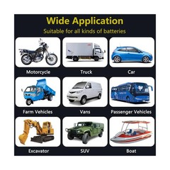 Battery Load Tester 6V 12V, Car Battery Load Tester with Voltmeter and Clamps…