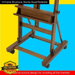 MEEDEN H Frame Beech Wood Easel