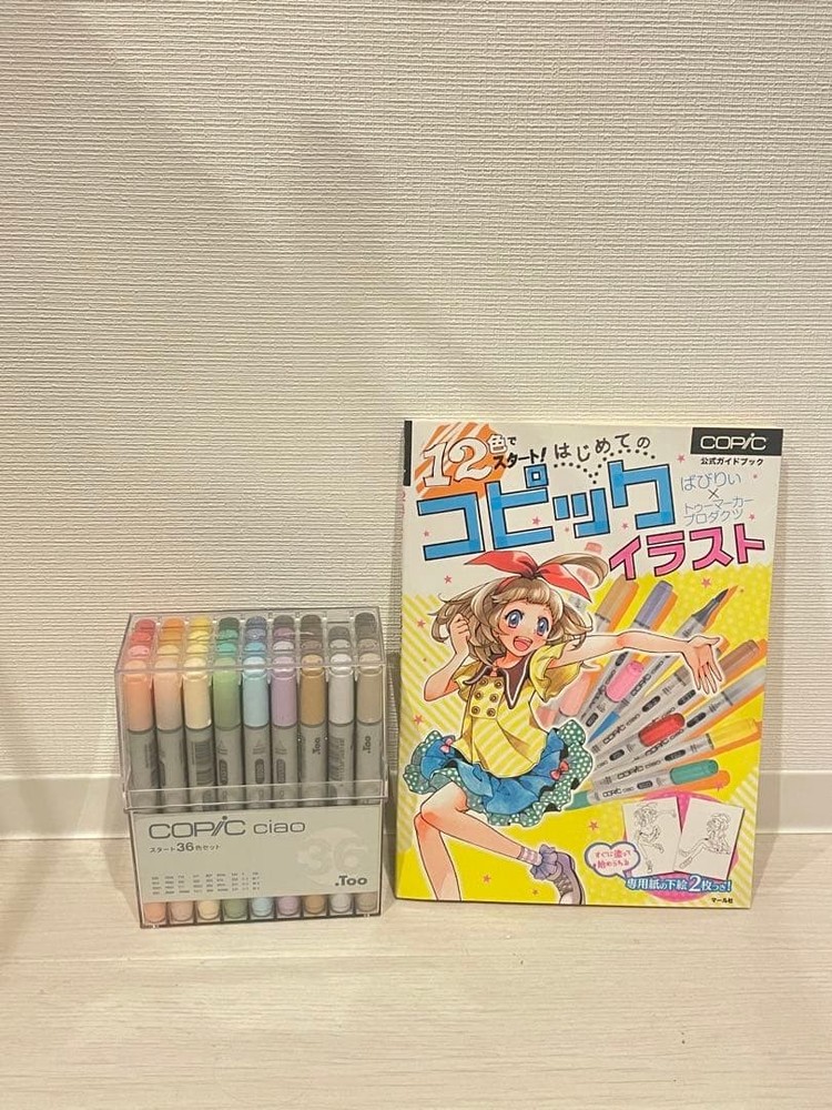 Too Copic Ciao Start 36-Color Set Multi-Color Reference Book hobby Made in Japan