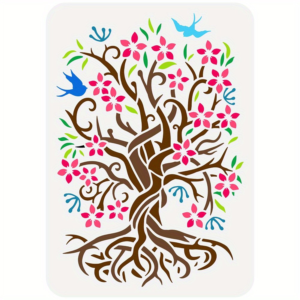 1pc Plastic Drawing Painting Stencils Templates for Painting on Scrapbook