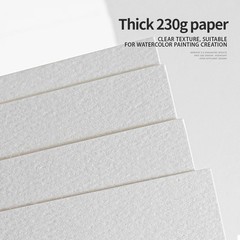 Watercolor Sketchbook Square Medium Grain Art Paper Drawing Pad Notebook
