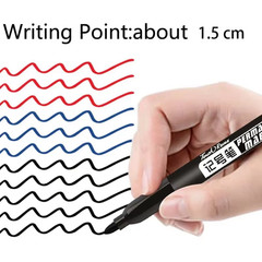 6Pcs Permanent Marker Pens Waterproof Ink Sketch Drawing Art School Set