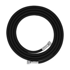 10′ BRAIDED AIRBRUSH HOSE 1/8″ Fitting Ends Coupling Fit Iwata Master Compressor