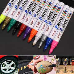 11 Pcs TOYO Oil Based Paint Pen, Waterproof Marker Car Tire Pen